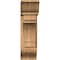 Ekena Millwork Merced Traditional Smooth Bracket w/ Offset Brace, Western Red Cedar, 7 1/2"W x 22"D x 26"H BKT0806X22X26MRC01SWR - alternate 3